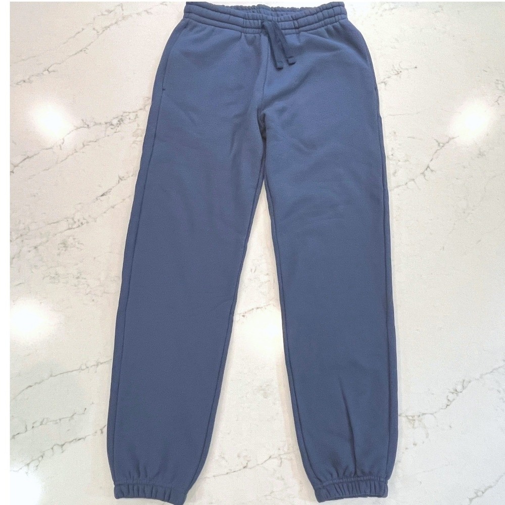 American Giant NWOT Classic Sweatpant Womens S Blue Cotton Fleece USA Active